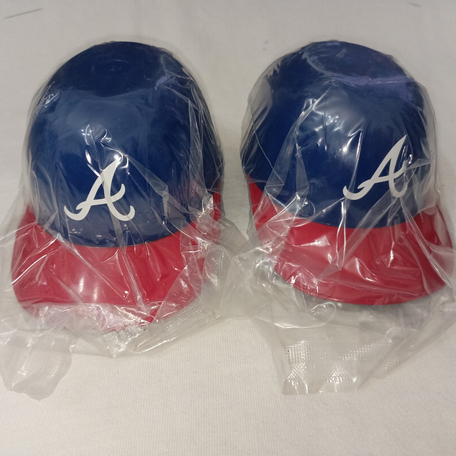 Atlanta Braves MLB 8oz Mini Batting Helmet Food Safe Lot Of 2 Sealed