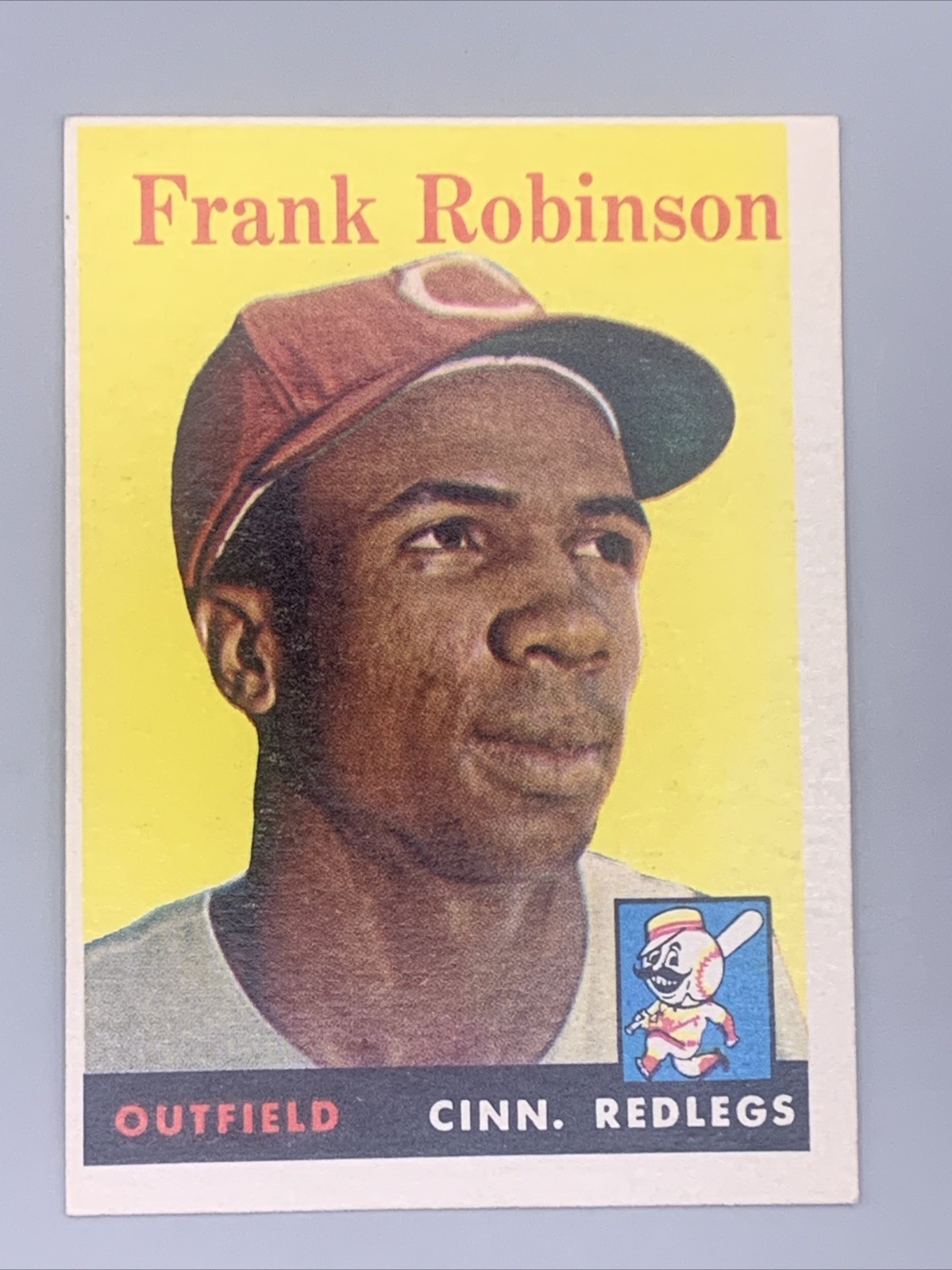 1958 Topps – Frank Robinson #285 Reds 2nd Year EX+ No Creases OC Free Shipping