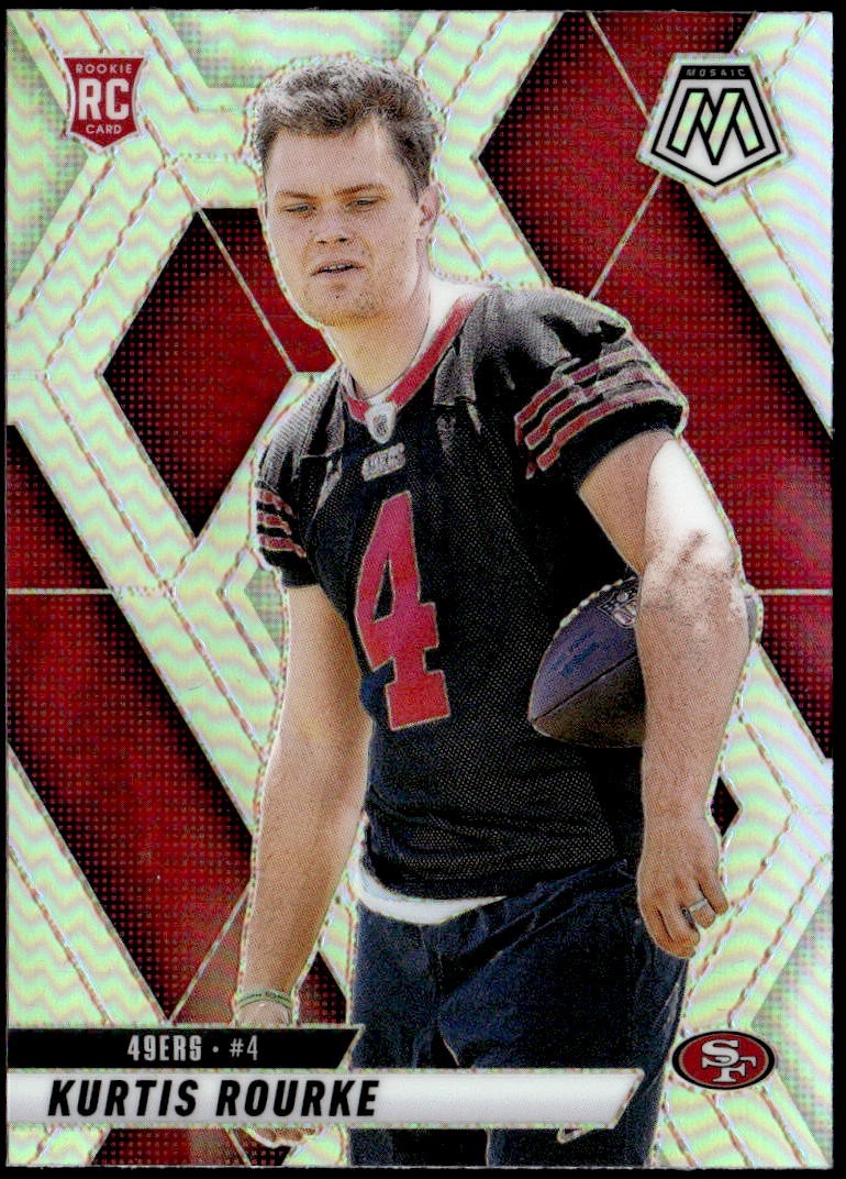 2025 Panini Mosaic #368 Kurtis Rourke Silver Rookie
