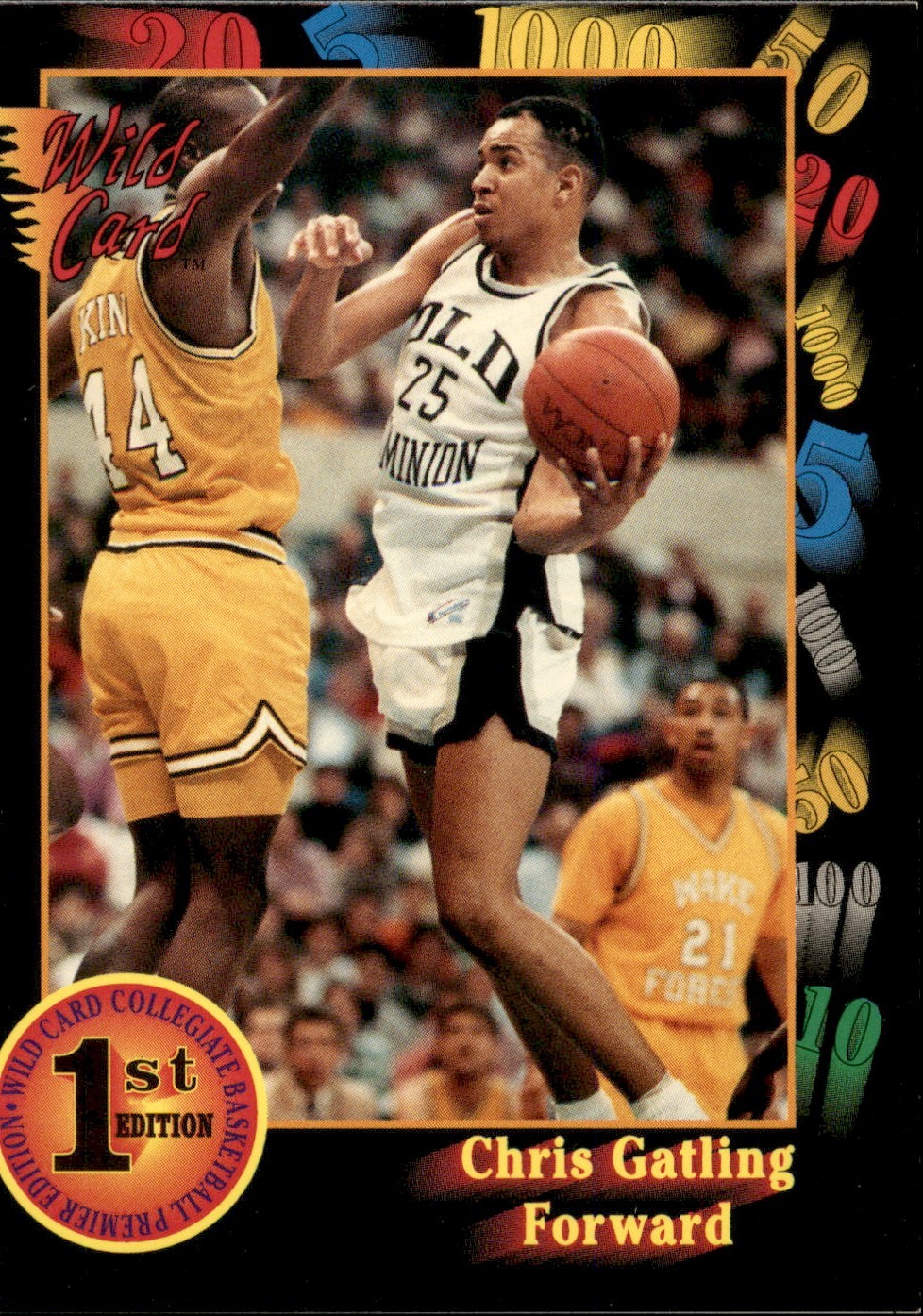 1991-92 Wild Card Chris Gatling #86 AAA Sports 1st Edition