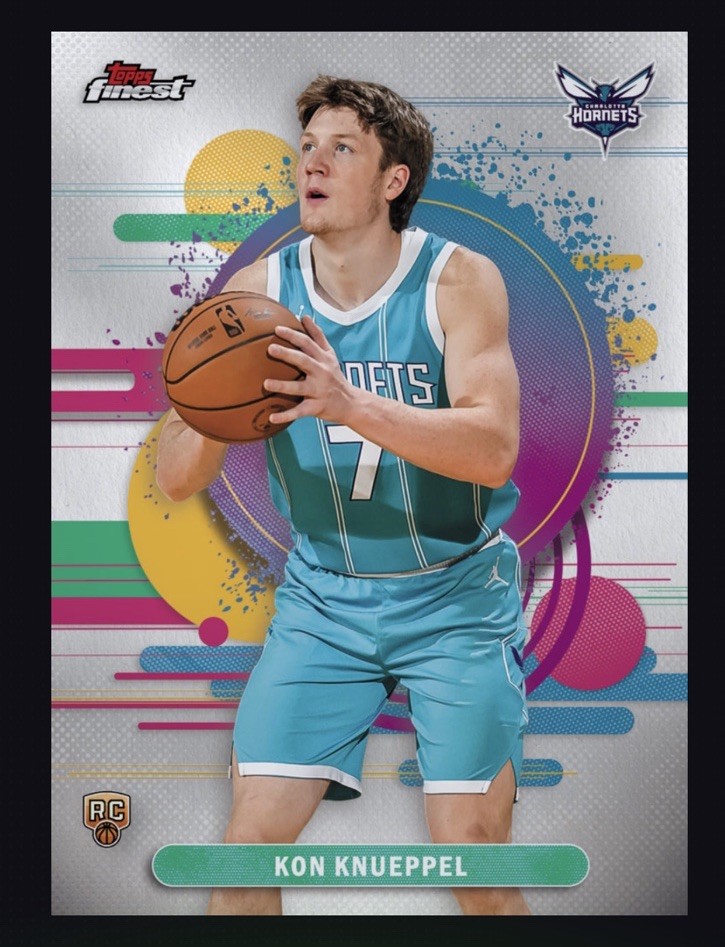 2025-26 TOPPS NBA Finest Rookie Uncommon RC- KON KNUEPPEL (TOPPS NBA DigitaICard