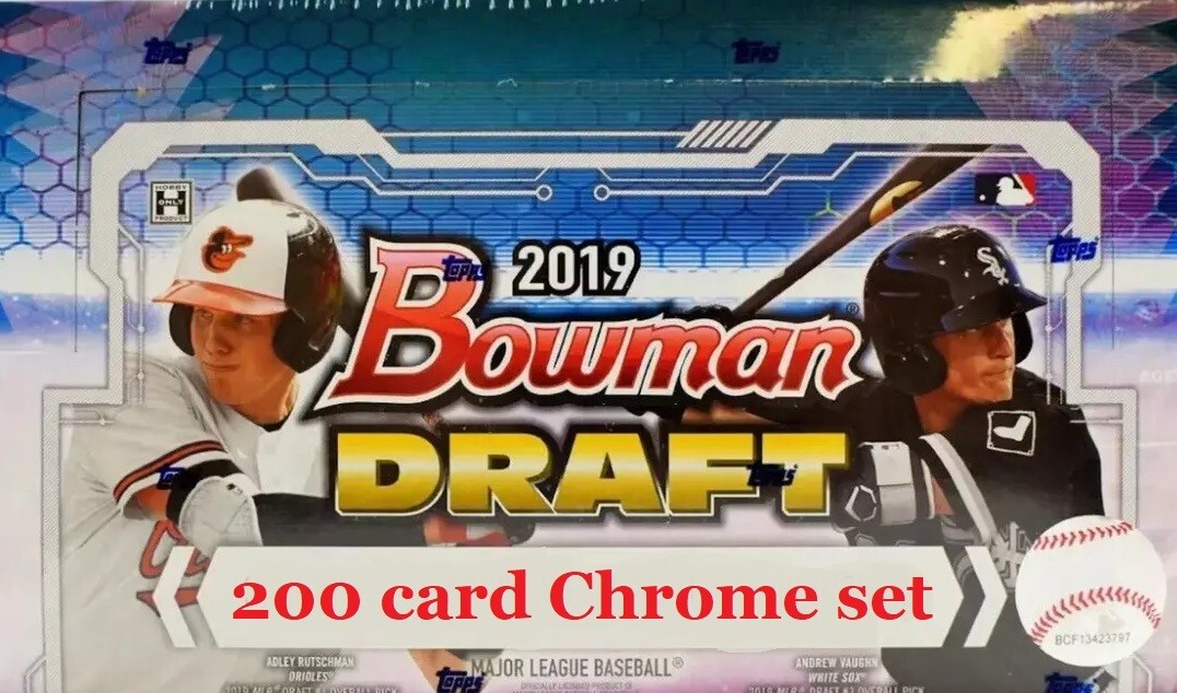2019 Bowman Chrome Draft Complete 200 card set