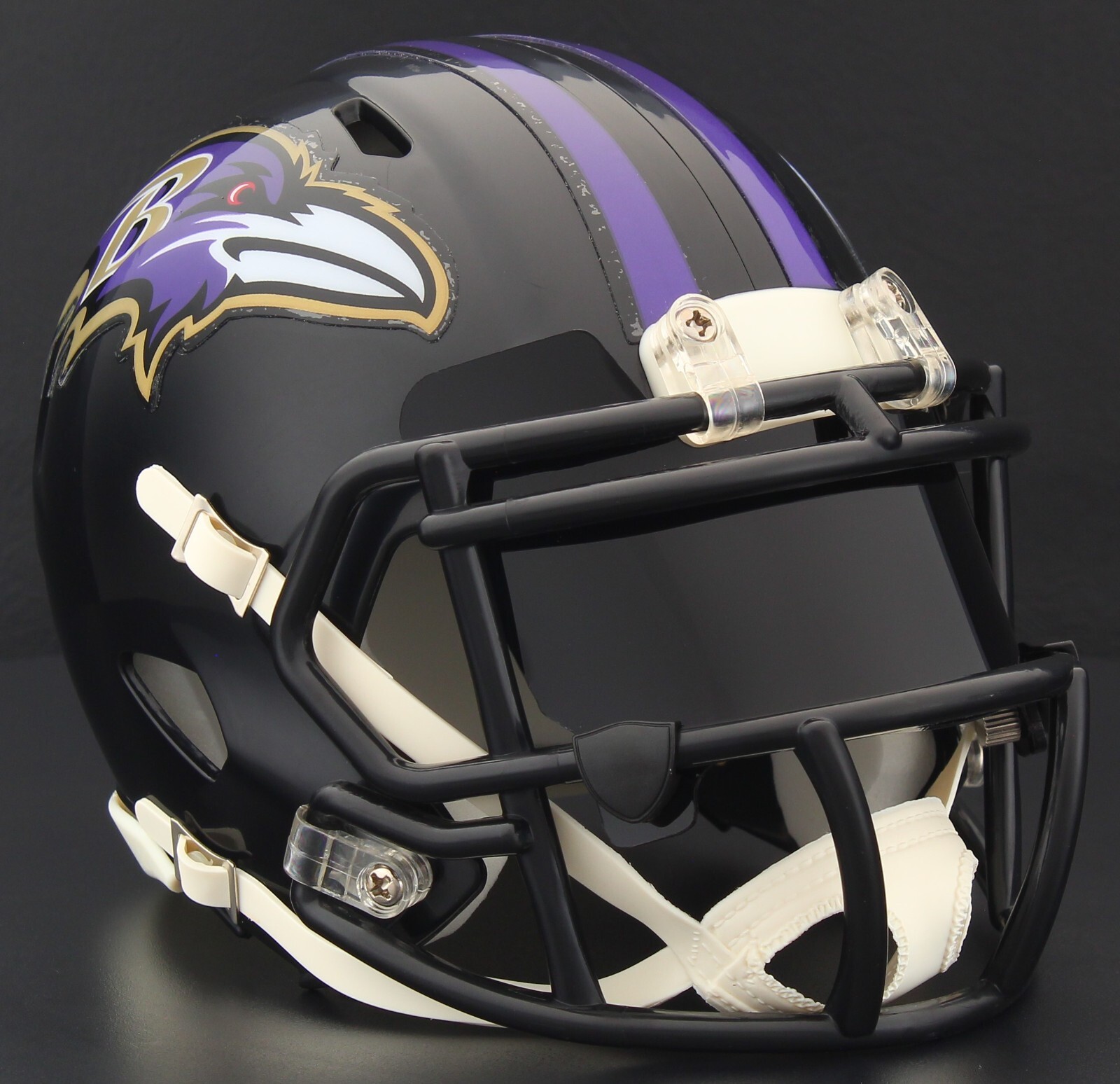 BALTIMORE RAVENS NFL Riddell SPEED Mini Football Helmet w/ EYE SHIELD VISOR