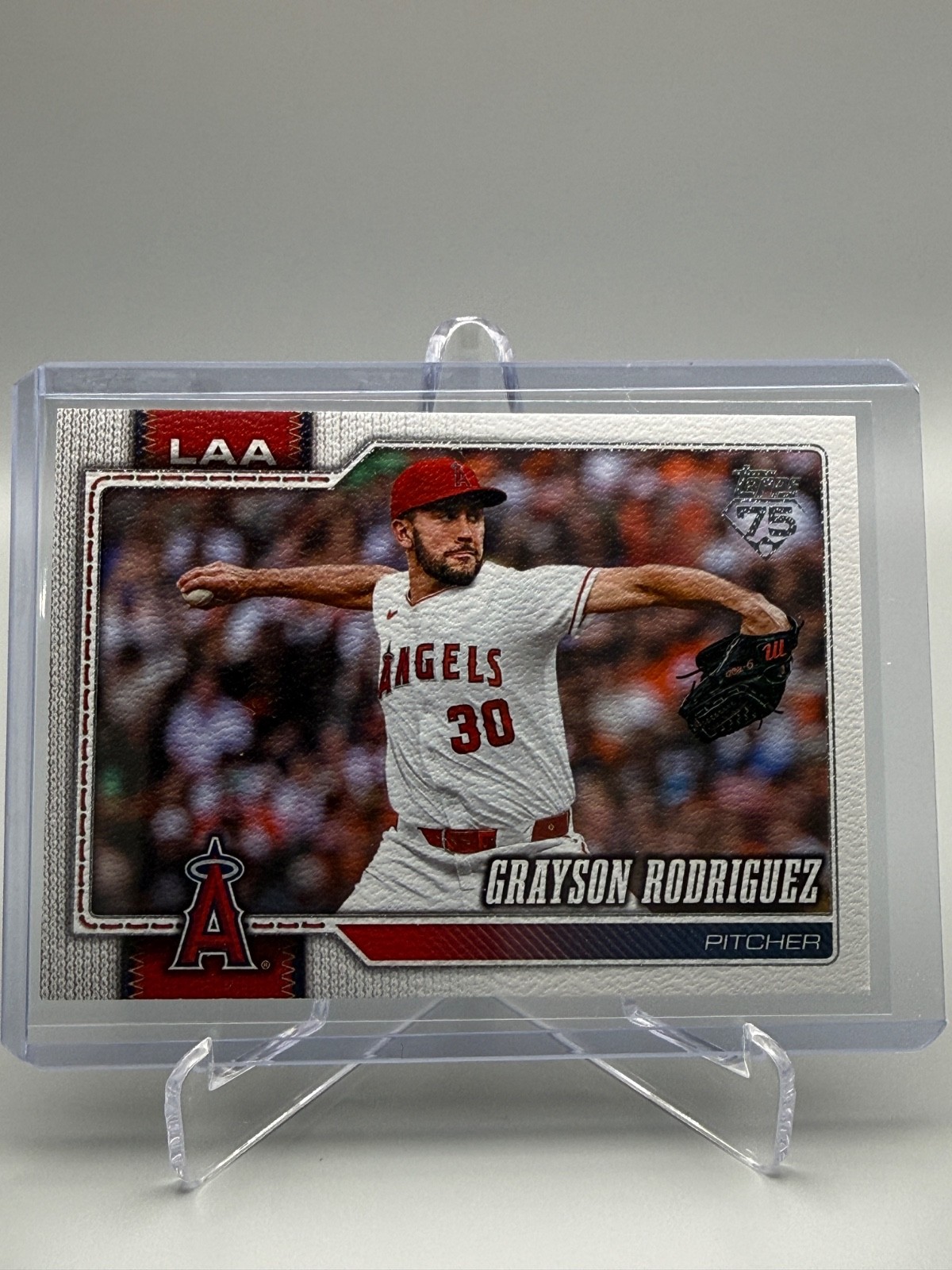 Grayson Rodriguez 2026 Topps Series 2 Canvas Parallel 27/50 LA Angels