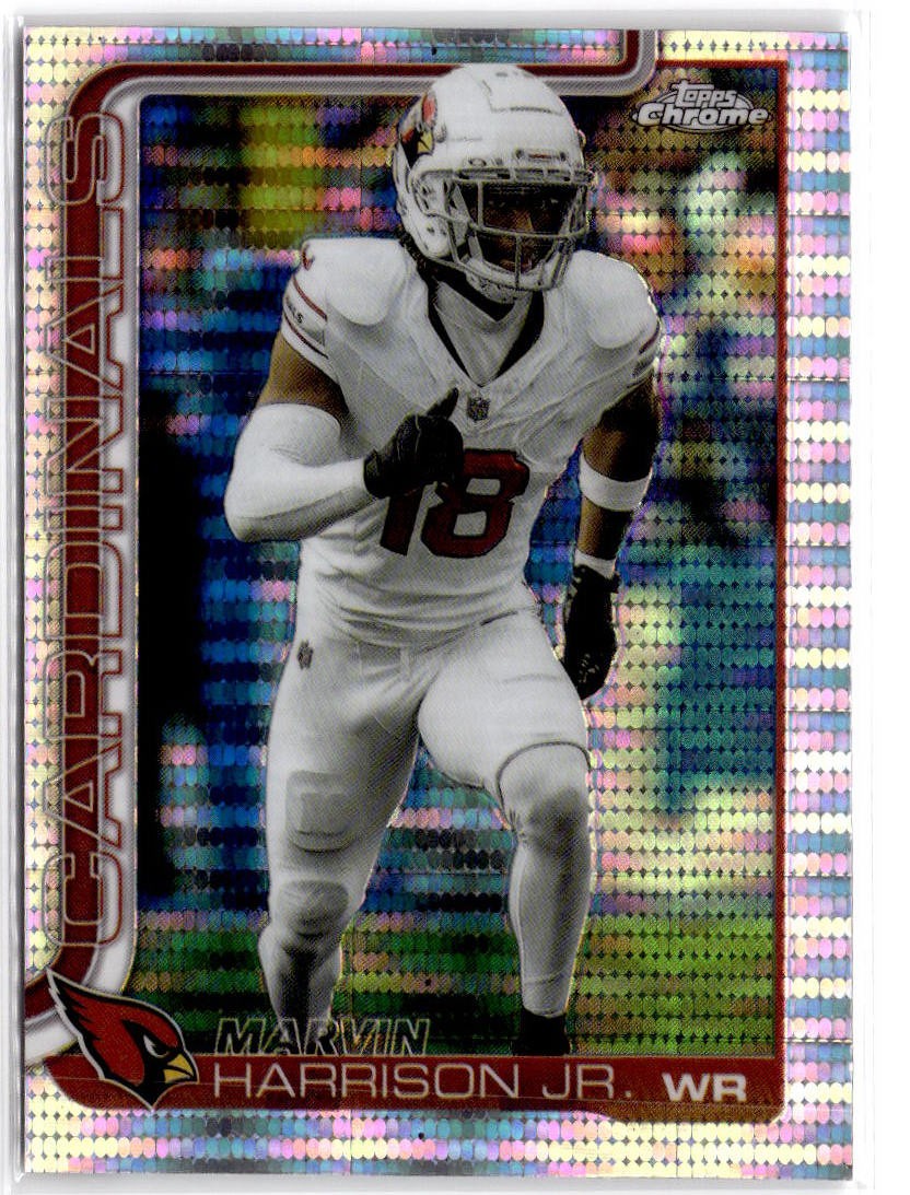 2025 Topps Chrome #1 Marvin Harrison Jr. Pulsar Refractor