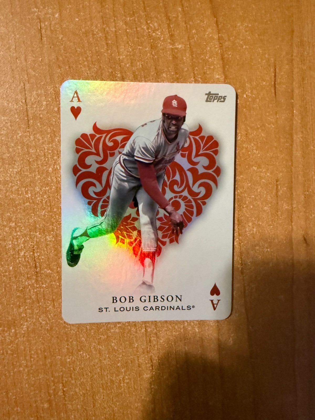 2023 Topps Series 1 – Bob Gibson – #AA-2 All Aces Die-Cut Insert CARDINALS