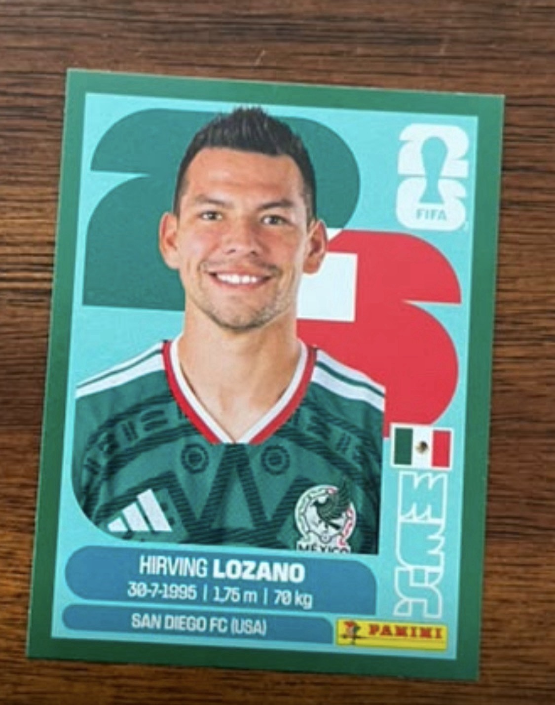 Hirving Lozano GREEN BORDER RARE 1 in 1,500