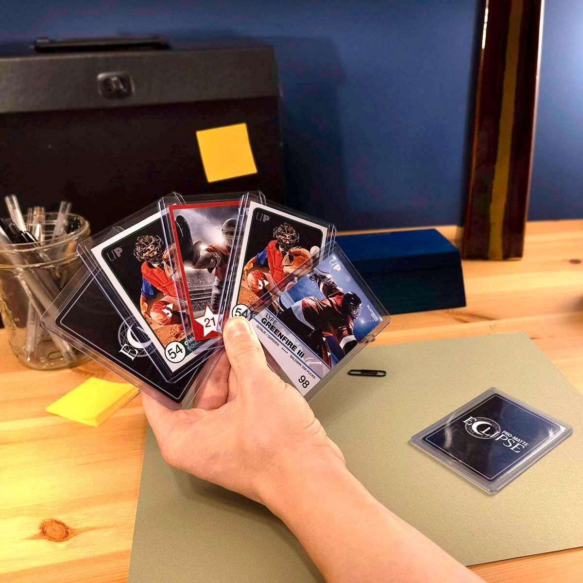 3″ X 4″ Clear Regular Toploaders for Cards with Card Sleeves Bundle Standard Siz