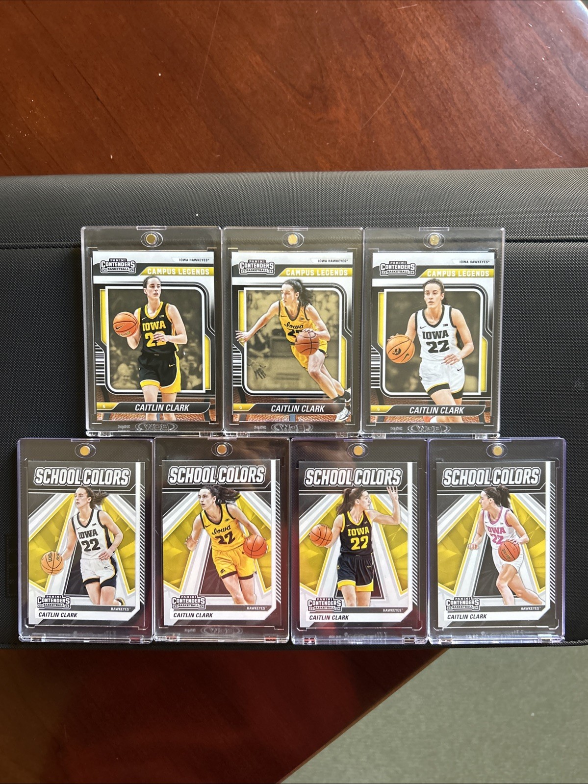 CAITLIN CLARK ROOKIE LOT OF (7) 2024 PANINI Caitlin Clark Collection 🥵 🔥 🥵