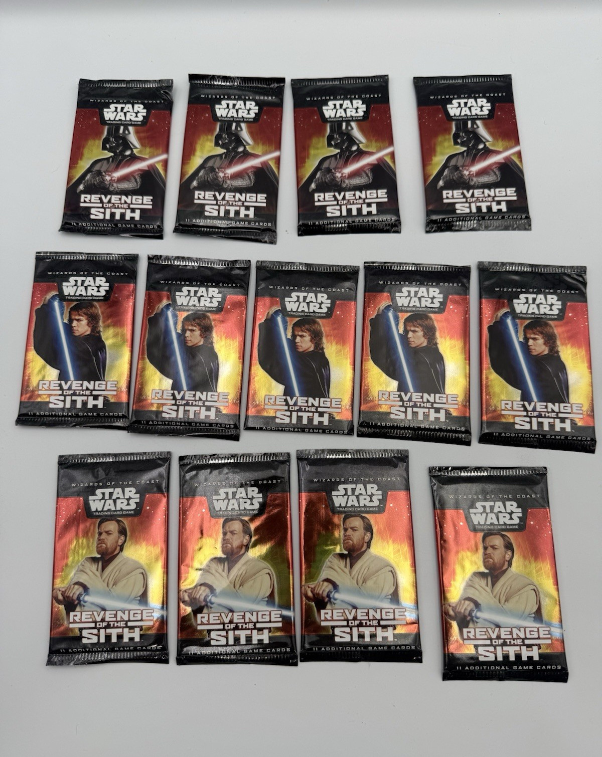Wizards of the Coast Star Wars: Revenge of the Sith TCG Booster Pack Lot 13