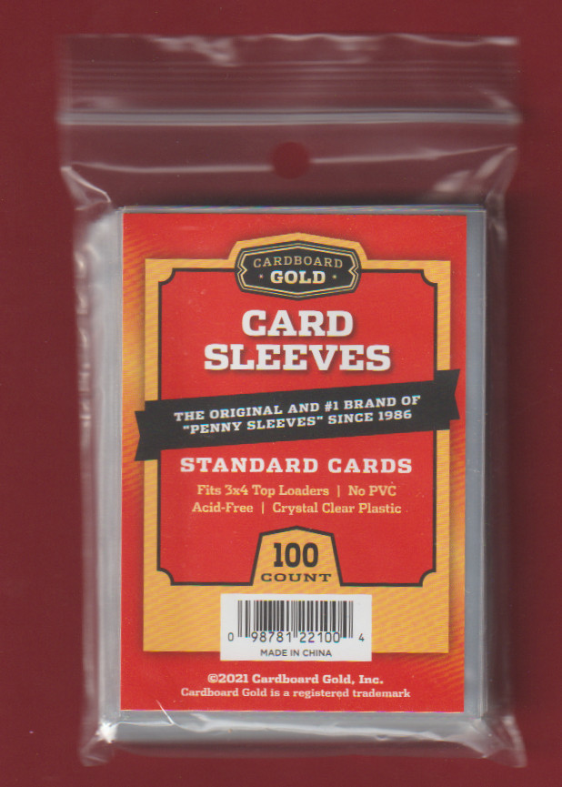 Cardboard Gold – SOFT CARD SLEEVES FOR STANDARD SIZE TRADING CARDS – NEW🔥🔥
