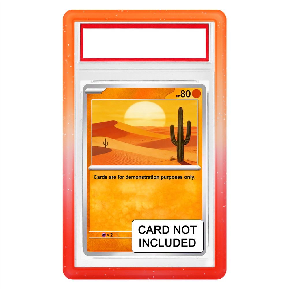 TPU Gradient Color Slab Protector Bumper Guard for PSA Graded Cards Protector