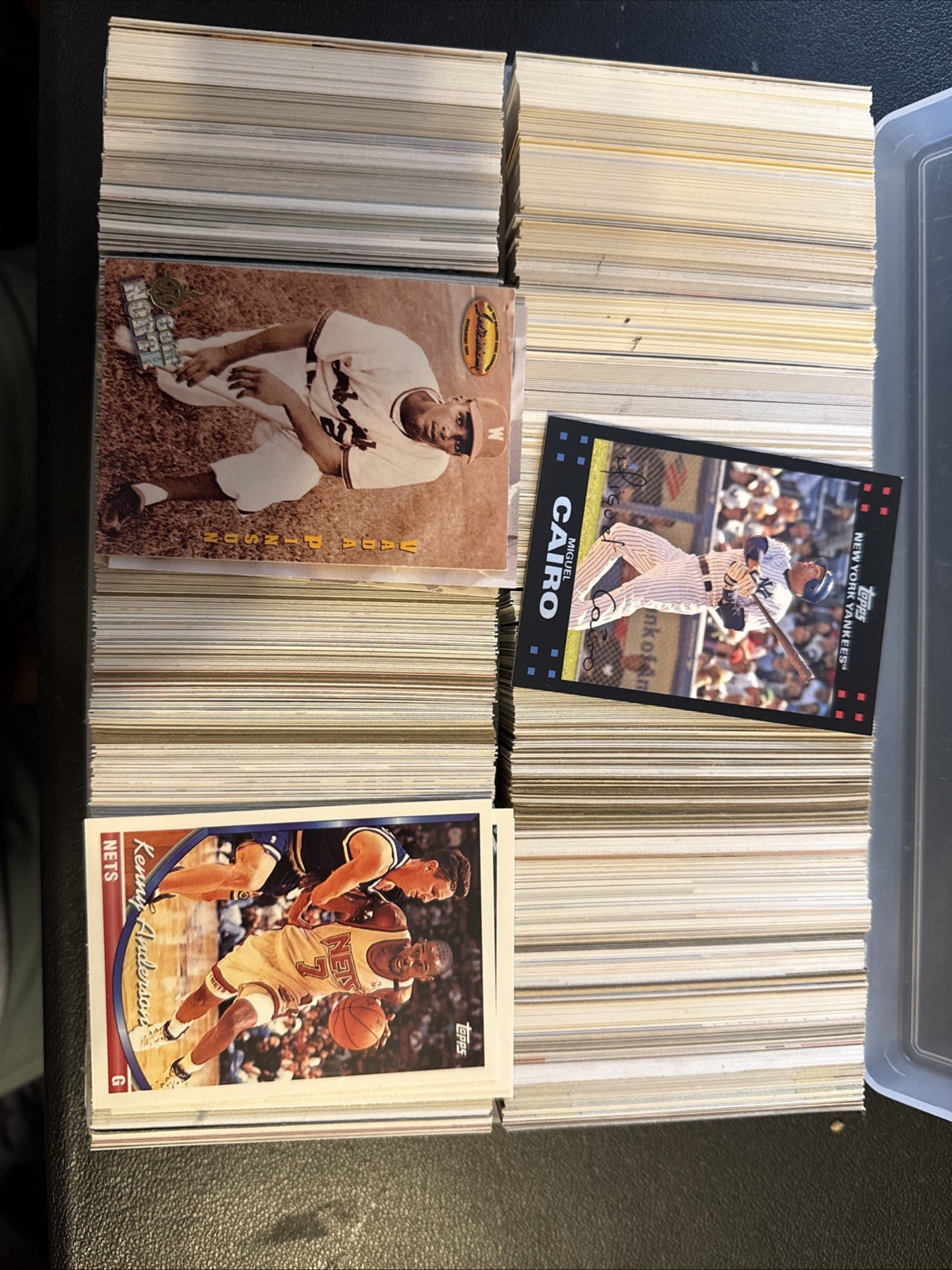 Vintage Sports Card Lot, MLB, NFL, NHL, NBA. 1100 Cards From The 90’s