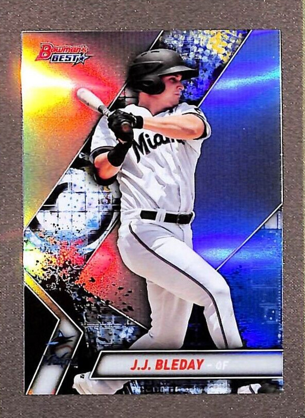 2019 Bowman’s Best #TP-18 JJ Bleday Top Prospects Rookie RC Refractor Parallel