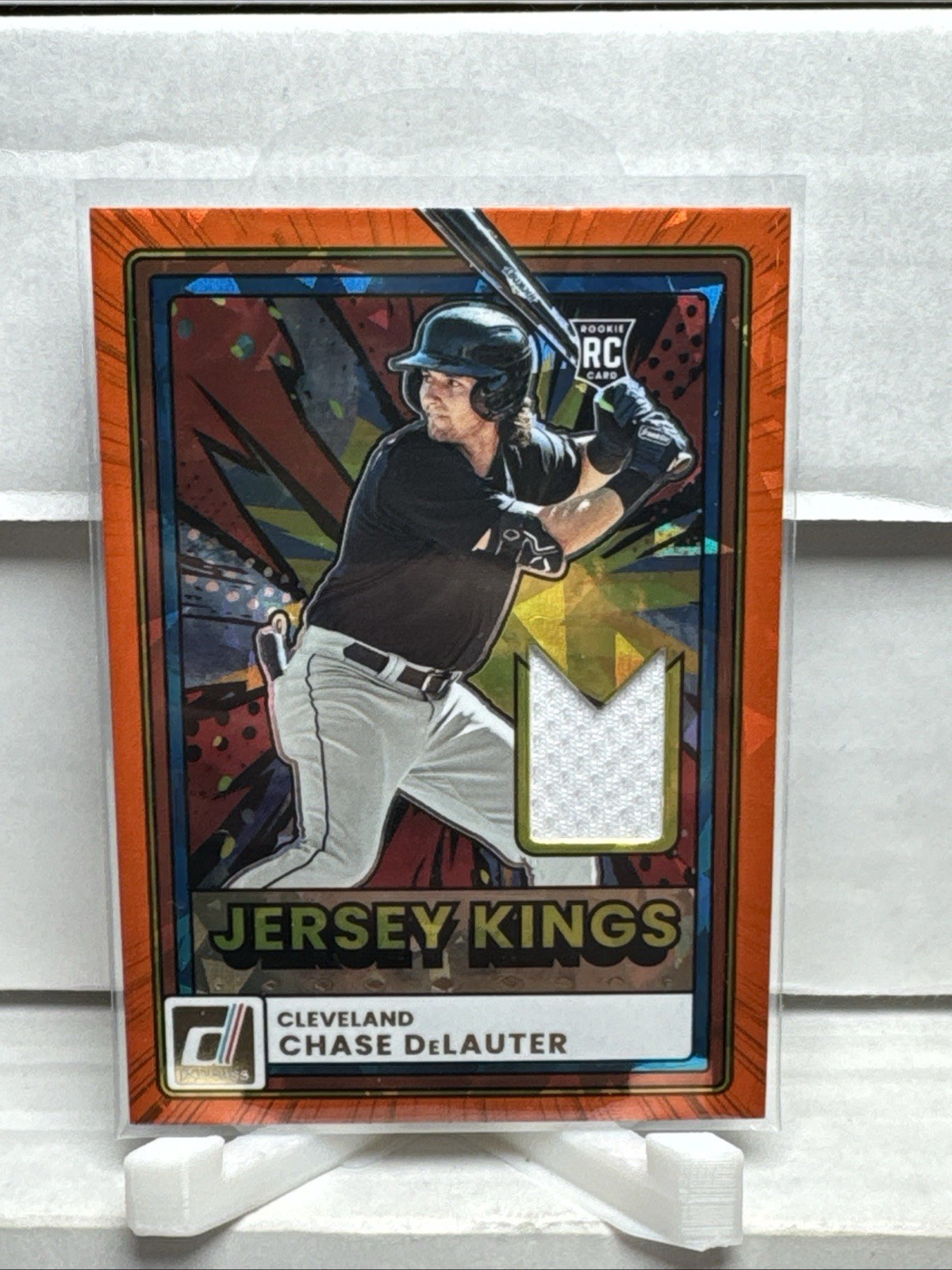2026 Donruss Baseball Chase DeLauter Jersey Kings Relic (RC) Guardians