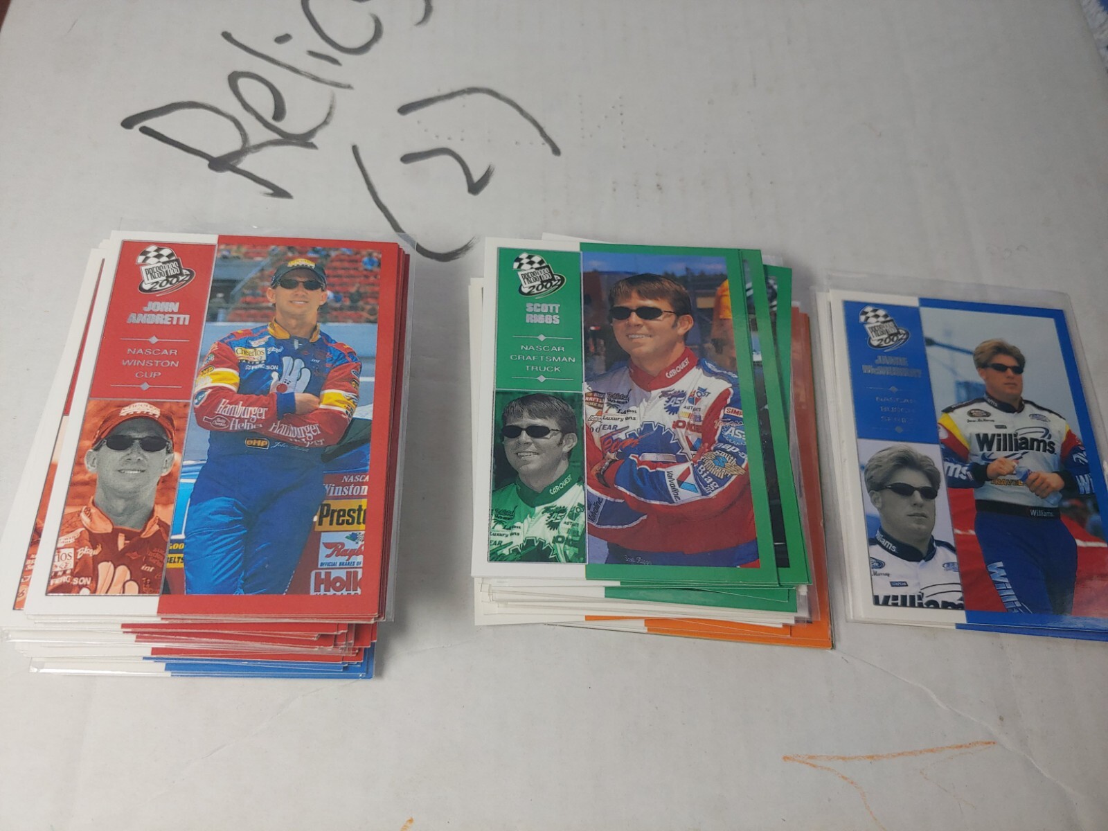 2002 press pass complete your base set *PYC*
