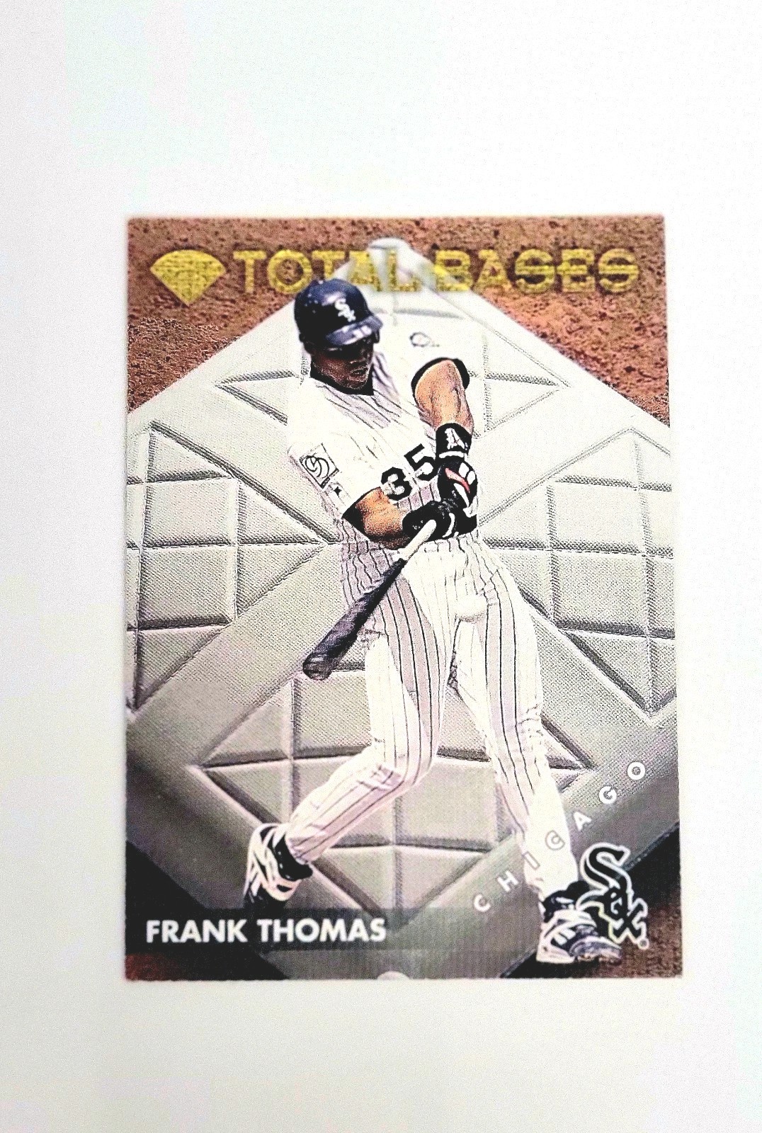 1996 Leaf Total Bases # 1 Frank Thomas /5000 Chicago White Sox 1 of 12