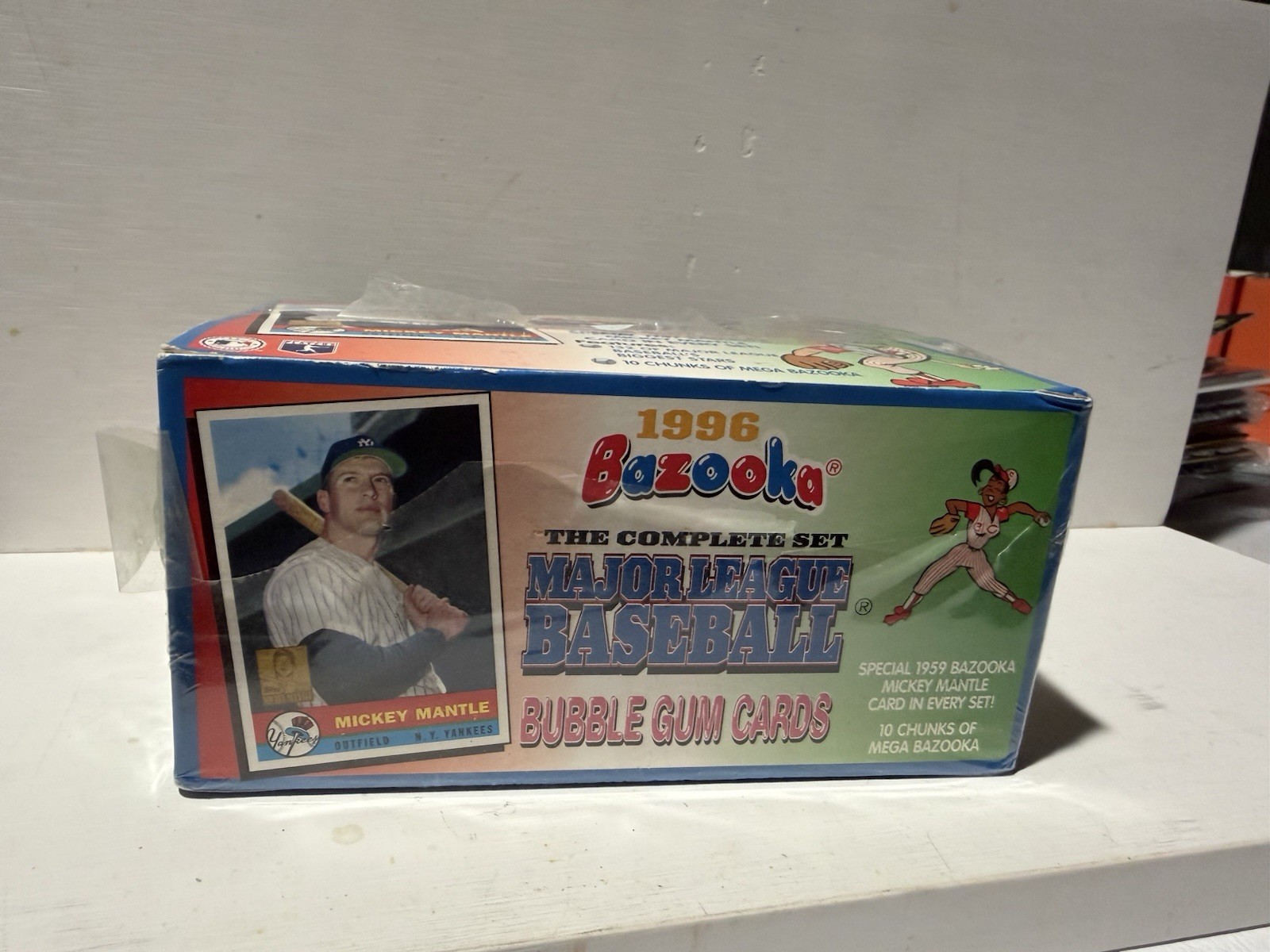 Bazooka 1996 Major League Baseball Complete Set Box Mickey Mantle Card