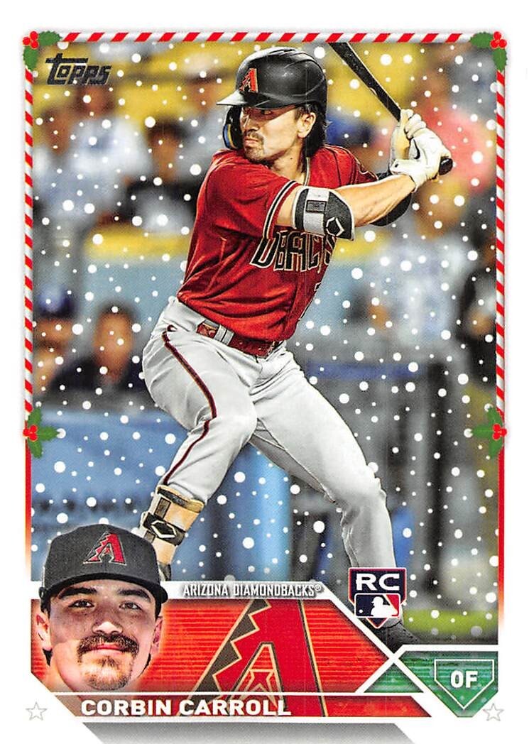 2023 Topps Holiday #H113 Corbin Carroll RC Rookie Card Arizona Diamondbacks💎⚾💎