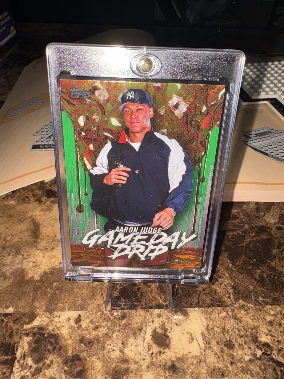 Topps Aaron Judge Gameday Drip GREEN PARALLEL #GD-6 Serial 66/99 Yankees
