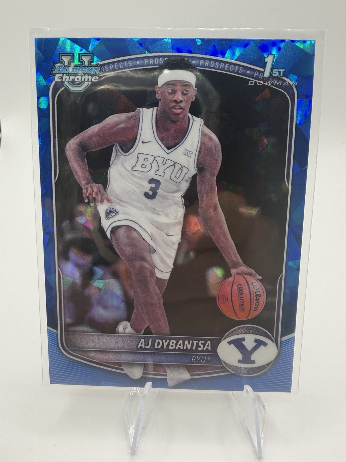 2025/26 Topps Bowman Chrome Sapphire Basketball AJ Dybantsa Rookie 1st BYU RC