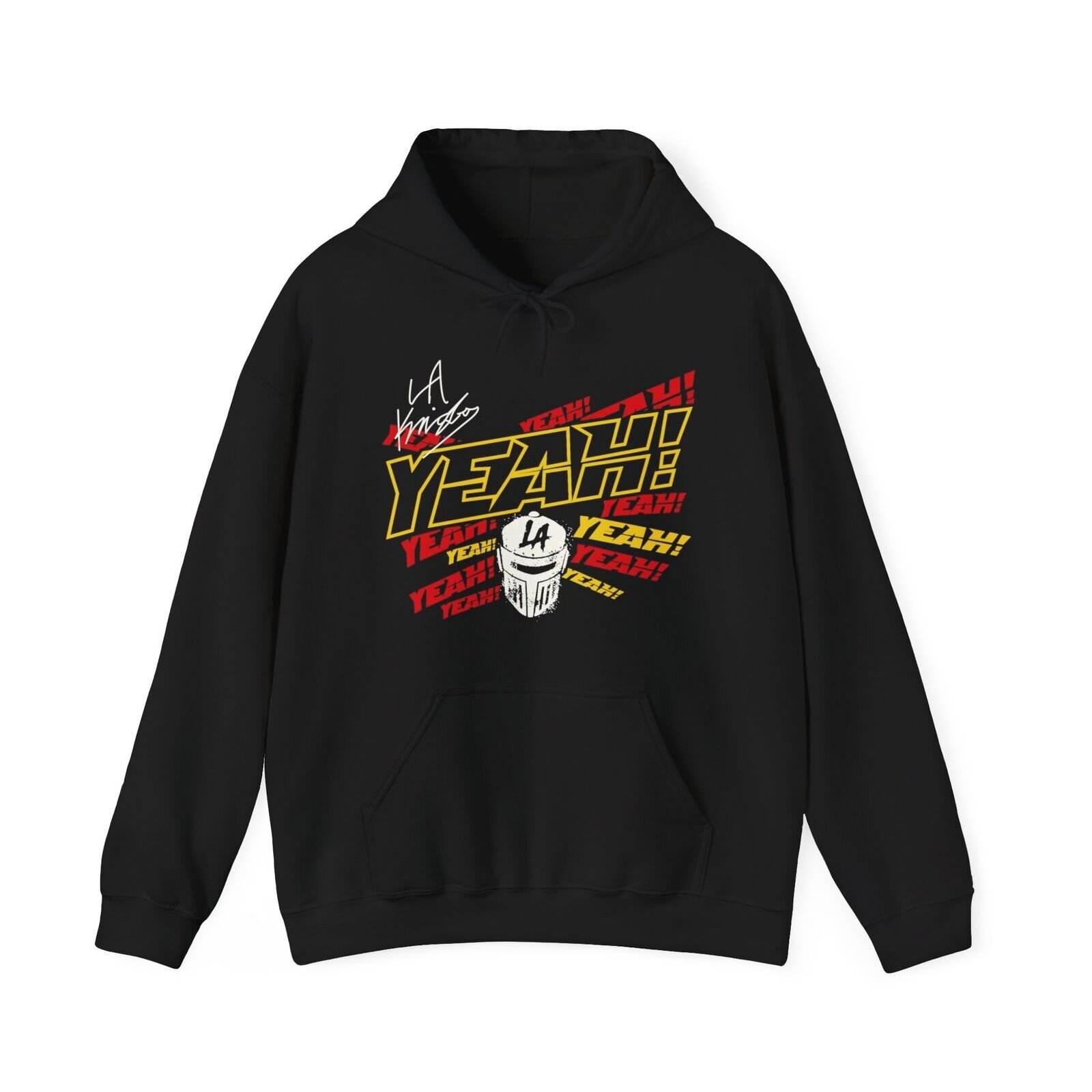 LA Knight Yeah Logo Black Hoody Sweatshirt