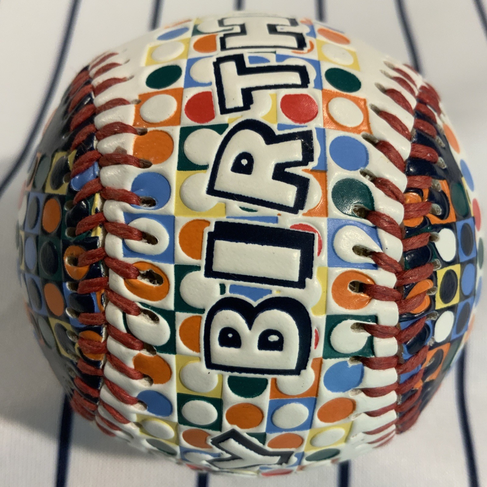 Seattle Mariners Happy Birthday Card (filled In) 2007 Souvenir Baseball Ball
