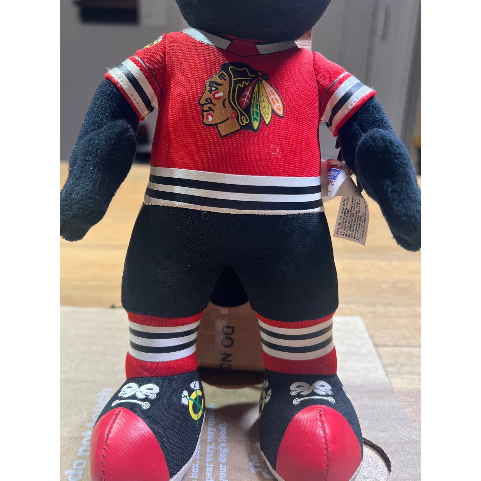 Bleacher Creatures Chicago Blackhawks Tommy Plush Mascot Doll 10 inch