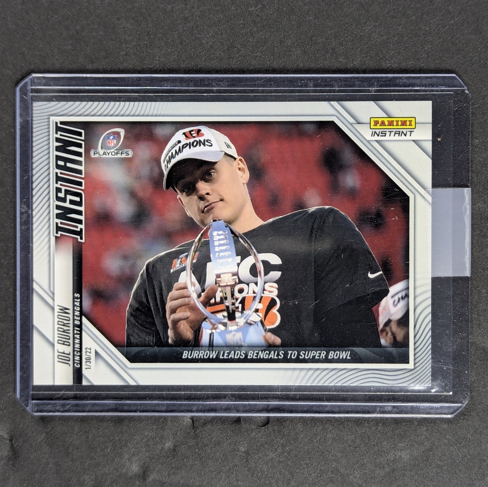 Joe Burrow 2022 Panini Instant Leads Bengals To Super Bowl /1035 #196