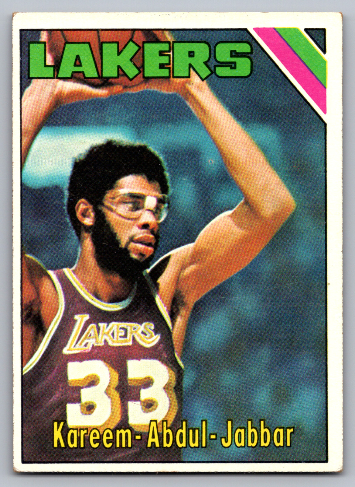 1975-76 TOPPS #90 KAREEM ABDUL-JABBAR LOS ANGELES LAKERS