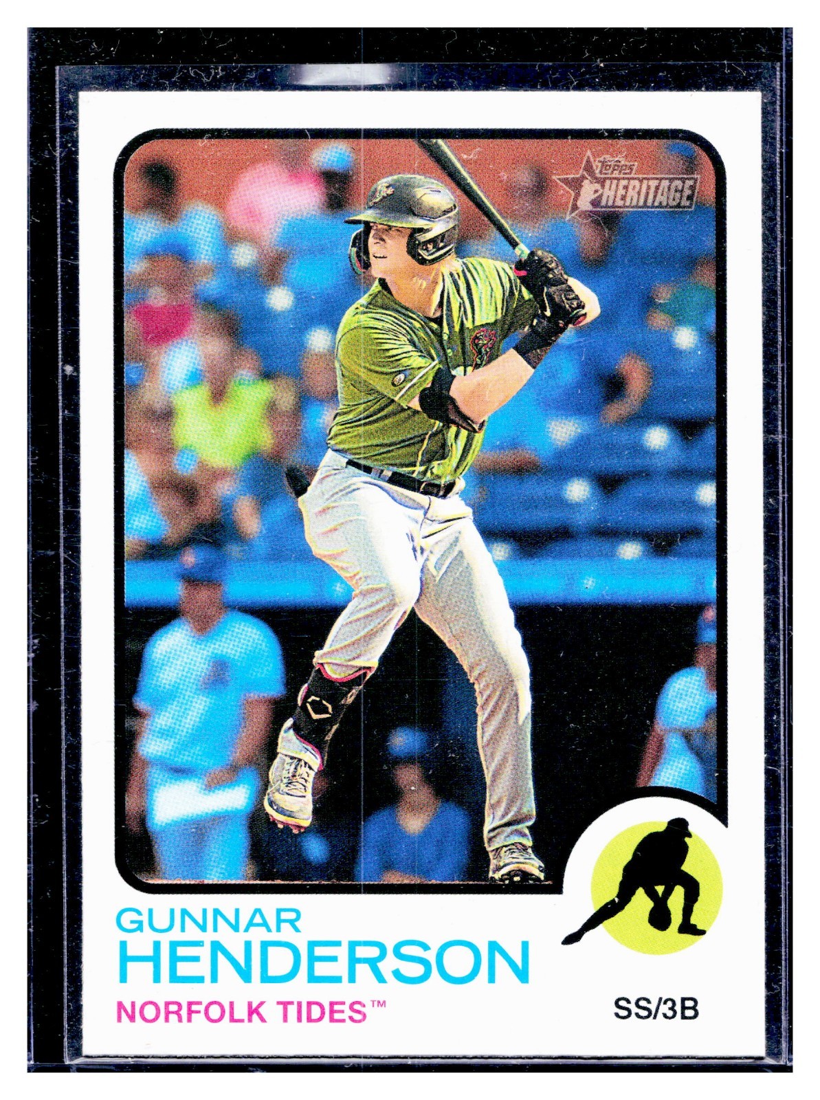 2022 TOPPS HERITAGE MINOR LEAGUE MLB Gunnar Henderson RC #147 Baltimore Rookie