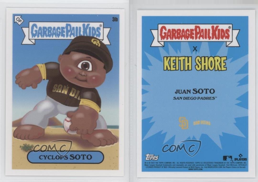 2022 Topps MLB x Garbage Pail Kids: Series 1 Keith Shore Juan Soto Cyclops 1v1