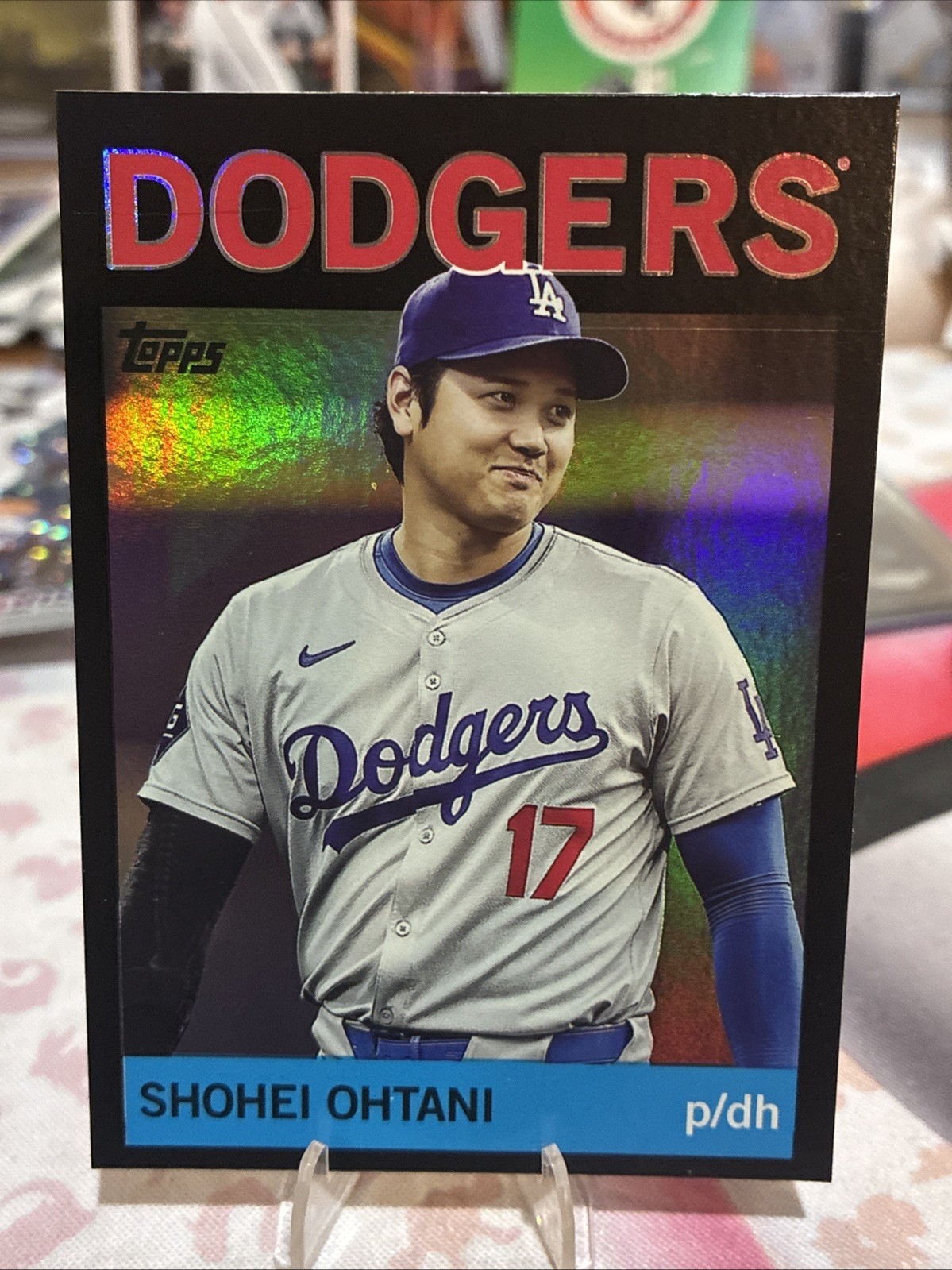 2025 Topps Archives – 1964 Topps Shohei Ohtani #17 Black Foilboard parallel