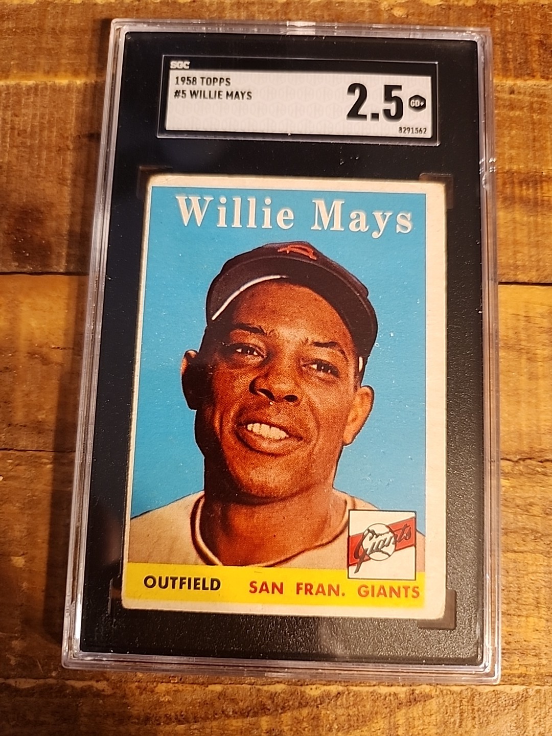 1958 Topps Willie MAYS San Francisco GIANTS SGC 2.5