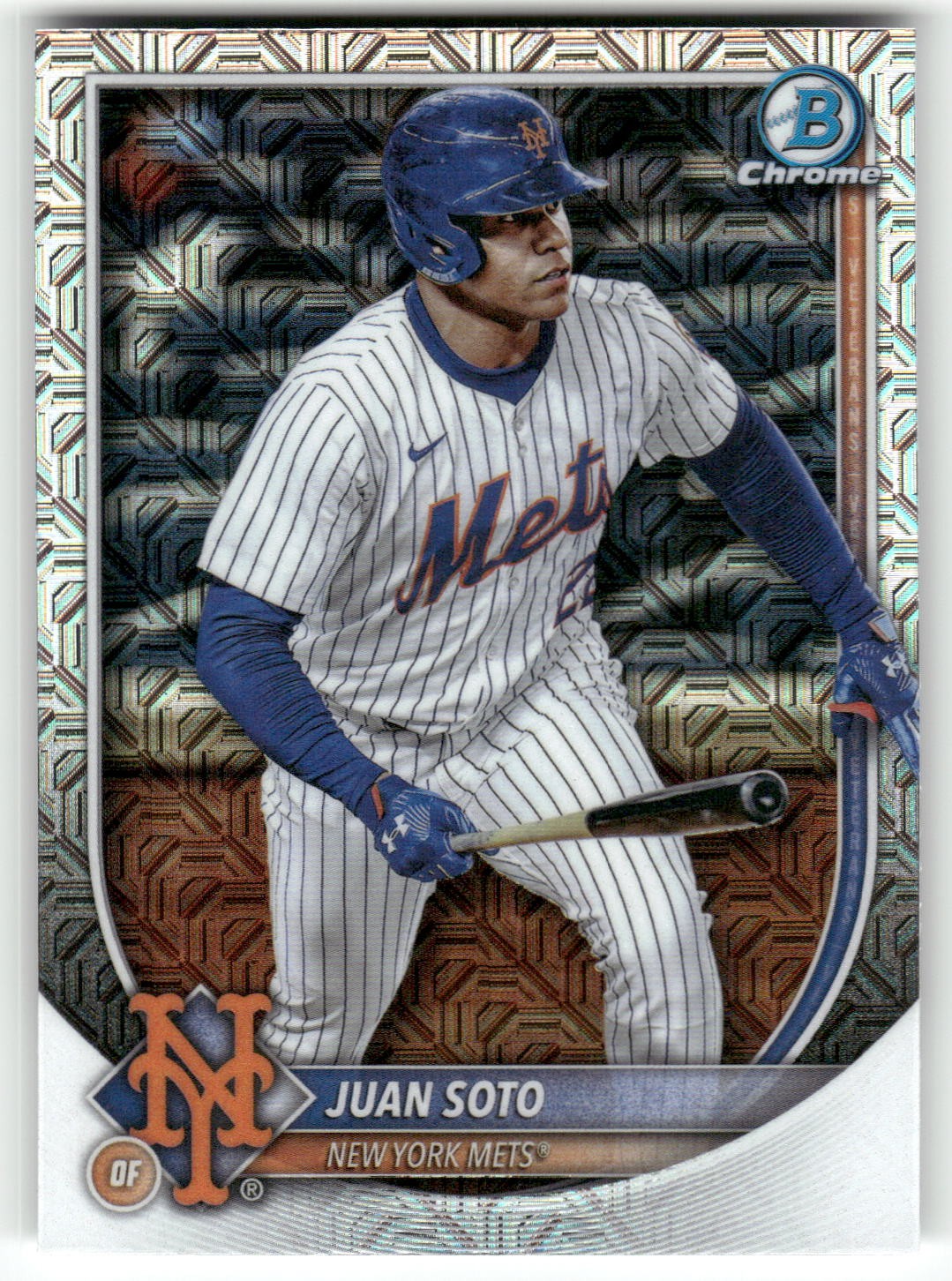 2025 Bowman #22 Juan Soto Mega Box Mojo Refractor Mets