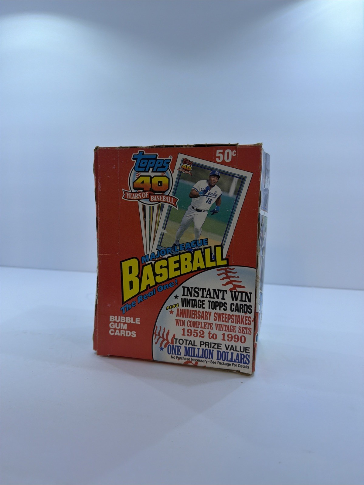 1991 Topps Baseball 40 Years Of Baseball Wax Box – 36 Factory Sealed Packs