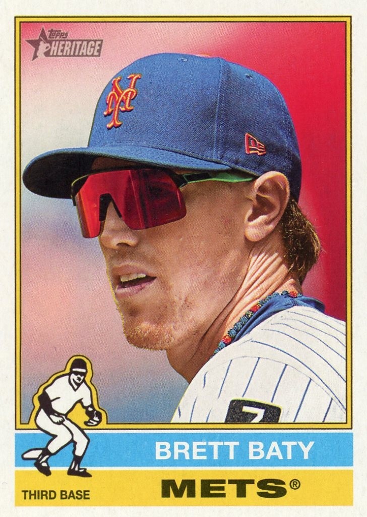 2025 Heritage High Number NEW YORK METS BASE #501-700 Team Set (7 cards)