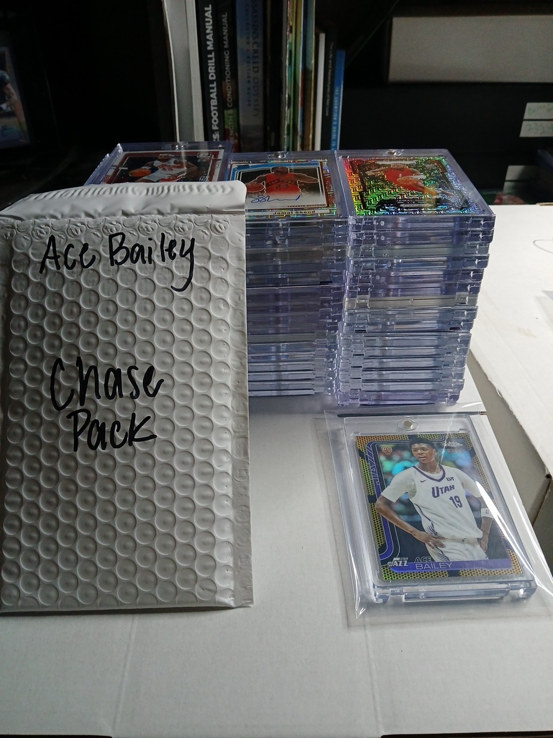 Ace Bailey 2025-26 Topps Chrome Basketball /50 GOLD CHASE PACK !!!!