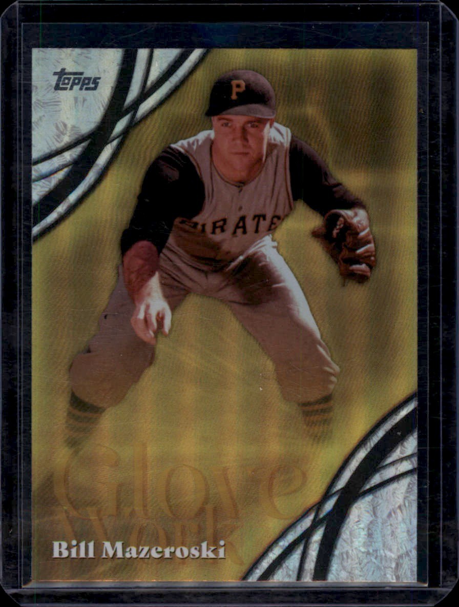 2026 Topps #GW-50 Bill Mazeroski Glove Work