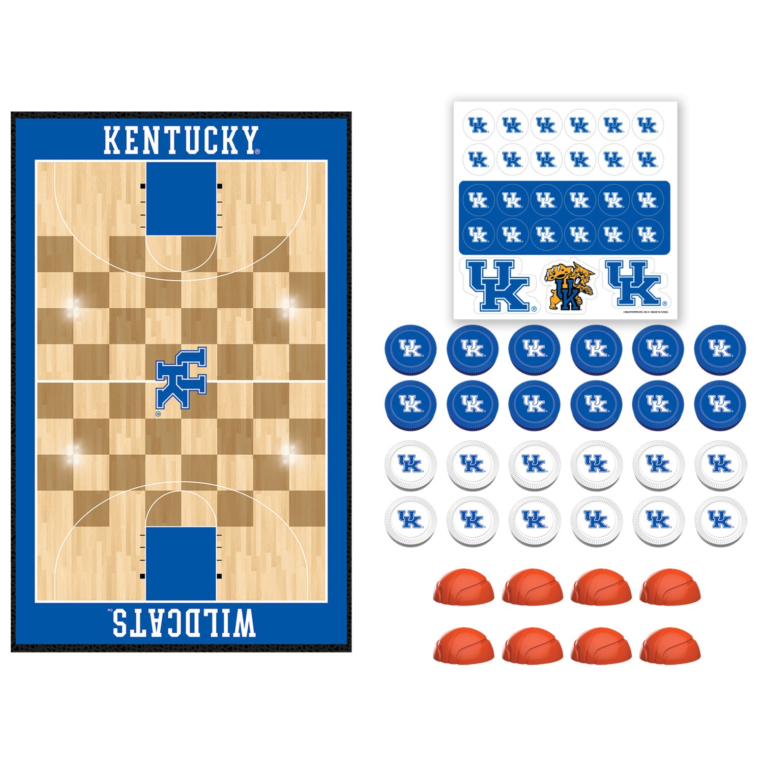 MasterPieces – Kentucky Wildcats – NCAA Checkers Board Game