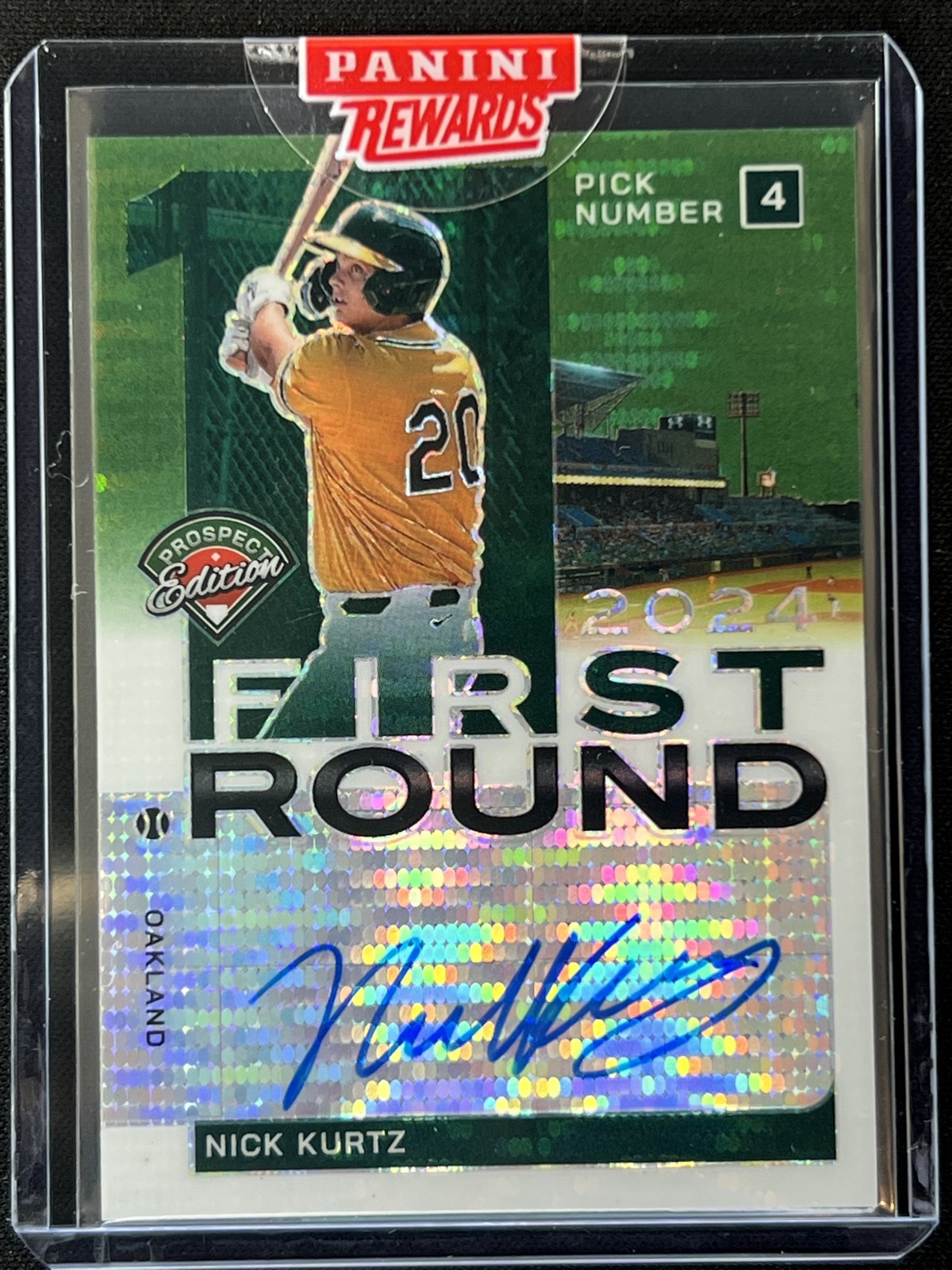 2024 Prospect Edition Nick Kurtz 1st Round Signatures FRS-NK Jersey #’d 20/25