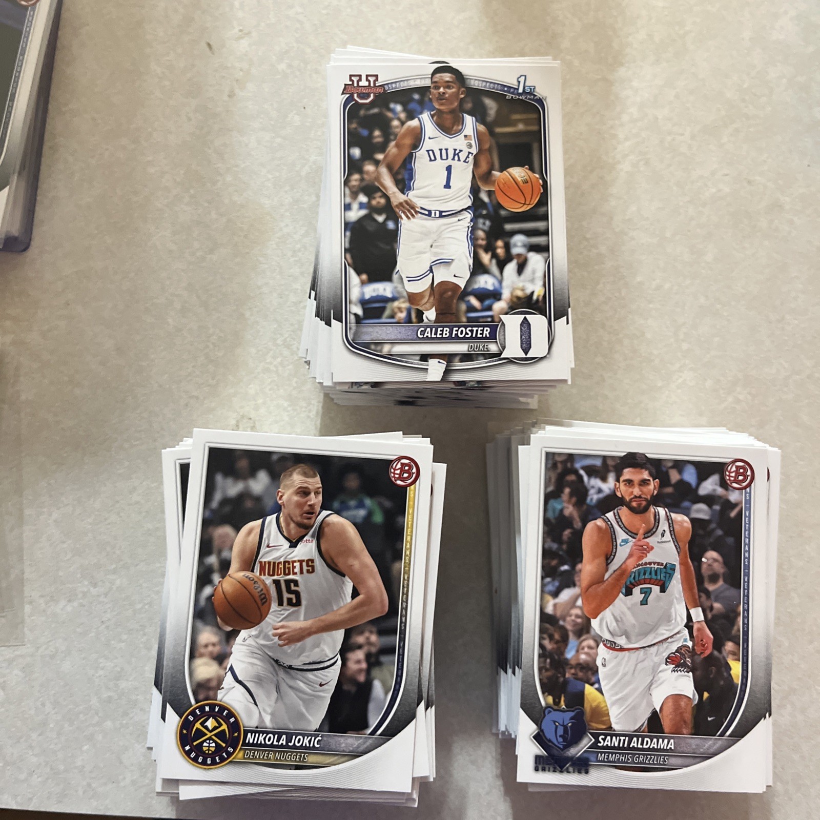 2025-26 Bowman Basketball Complete Paper Base Set 1-200 & Prospect 100