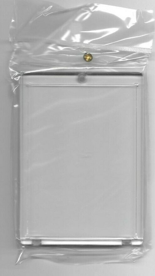 10 ONE SCREW SCREWDOWN REGULAR CARD HOLDERS 1 SCREW 20pt ARCHIVAL SAFE