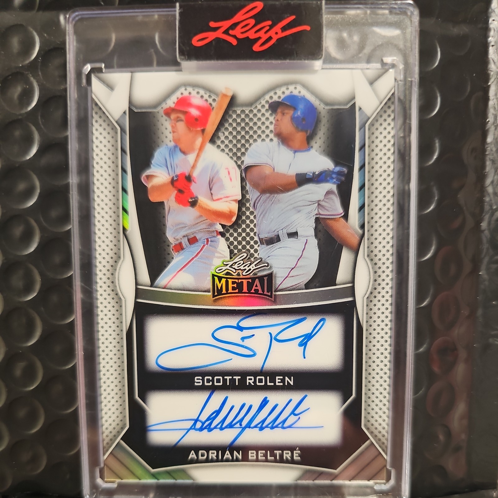 2025 Leaf Metal Dual Autograph Adrian Beltre Scott Rolen 2/8