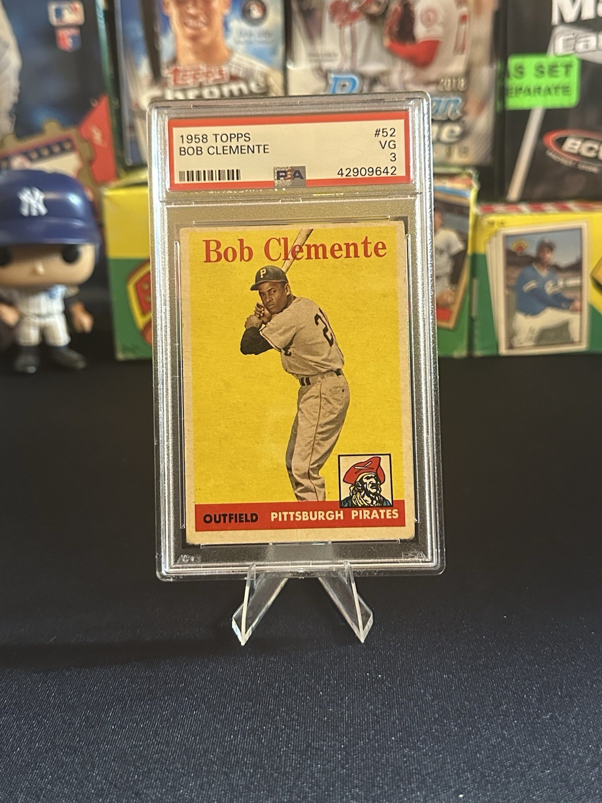 1958 Topps – Roberto (Bob) Clemente #52 PSA 3