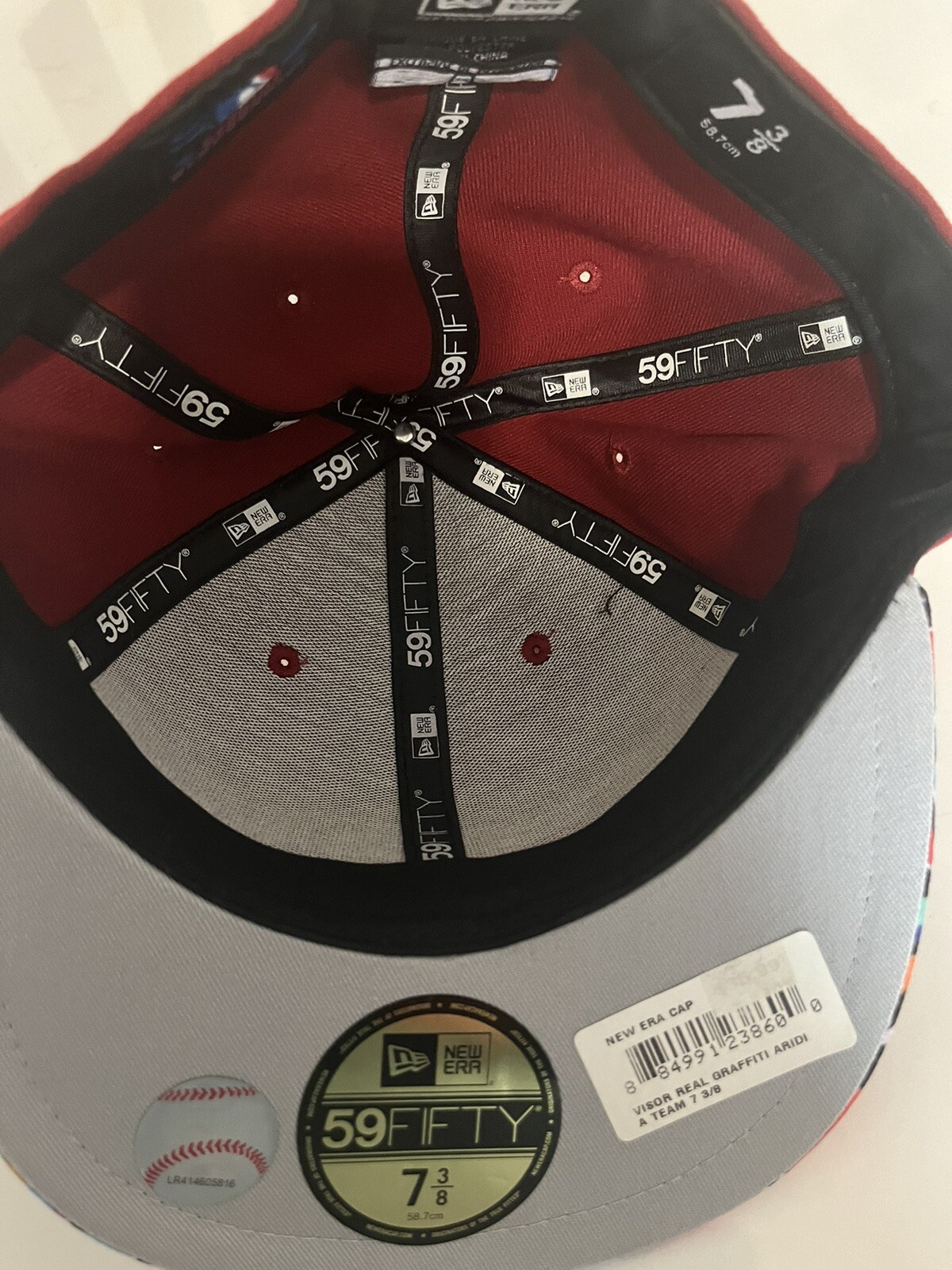 Arizona Diamondbacks 5950 59fifty Graffiti Fitted MLB Fashion Cap Hat 7 3/8
