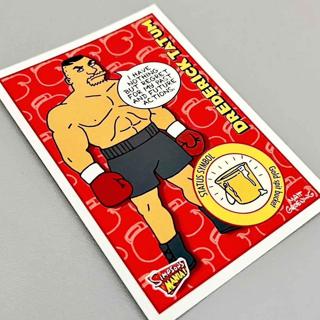 The Simpsons 2002 Trading Card Game Rare Vintage Boxing Memorabilia Merchandise