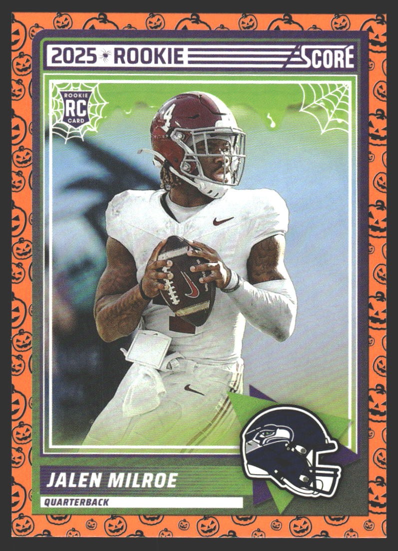 Jalen Milroe #29 2025 Score-A-Treat Seattle Seahawks