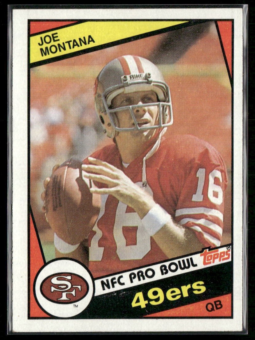 1984 Topps #358 Joe Montana San Francisco 49ers