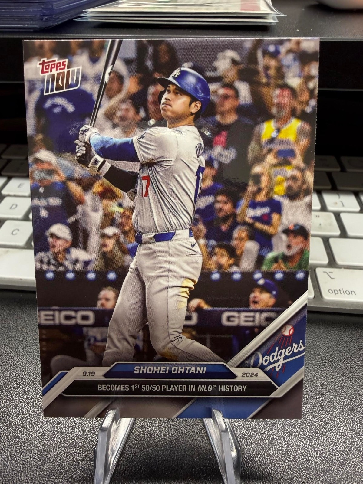 2024 Topps Now – #722 Shohei Ohtani 1st 50/50 Player